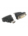 Adapter Delock HDMI - DVI-D(24+1) M/F czarny - nr 3