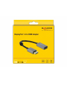 Kabel adapter Delock DisplayPort 1.4 - HDMI M/F 0,2m szary 4K 60Hz - nr 3