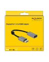 Kabel adapter Delock DisplayPort 1.4 - HDMI M/F 0,2m szary 4K 60Hz - nr 4