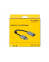 Kabel adapter Delock DisplayPort 1.4 - HDMI M/F 0,2m szary 4K 60Hz - nr 8