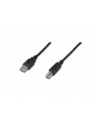Kabel drukarkowy USB Digitus 2.0 A/M - USB B/M, 1,8m, miedź, czarny - nr 7