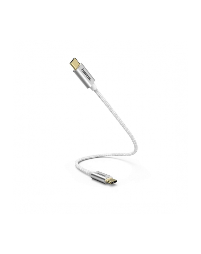Kabel ładujący USB 2.0 Hama Data  TYP-C -TYP-C, 0,2m, biały główny