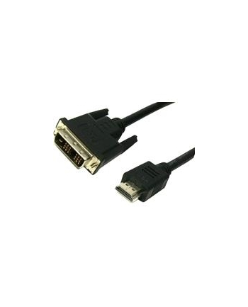 Kabel HDMI MediaRange MRCS118 HDMI/DVI-D, 2m, czarny