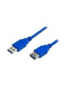 Kabel USB 3.0 MediaRange MRCS145 AM/BM, 1,8m, niebieski - nr 2