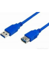 Kabel USB 3.0 MediaRange MRCS145 AM/BM, 1,8m, niebieski - nr 3