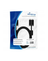 Kabel SVGA MediaRange MRCS148 VGA plug/VGA socket 1,8m, czarny - nr 1