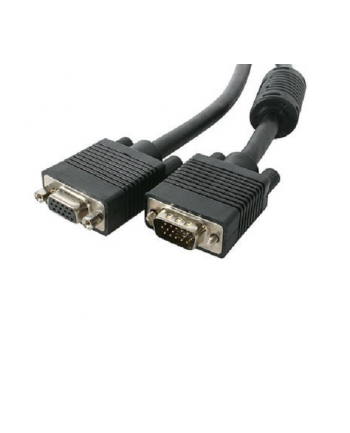 Kabel SVGA MediaRange MRCS148 VGA plug/VGA socket 1,8m, czarny