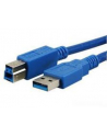 Kabel USB 3.0 MediaRange MRCS149 AM/BM, 3m, niebieski - nr 6