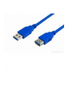 Kabel USB 3.0 MediaRange MRCS151 Plug A/Socket A, 1,8m, niebieski - nr 5