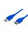 Kabel USB 3.0 MediaRange MRCS151 Plug A/Socket A, 1,8m, niebieski - nr 6