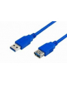 Kabel USB 3.0 MediaRange MRCS151 Plug A/Socket A, 1,8m, niebieski - nr 8