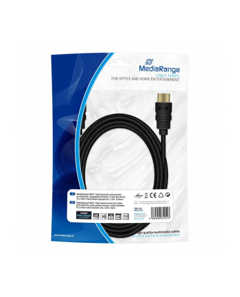Kabel HDMI MediaRange MRCS155 HDMI/HDMI with Ethernet, 3.0m, czarny