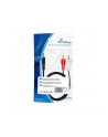 Kabel Audio/Video MediaRange MRCS164 2x RCA Plug/Jack plug 3.5mm, 2,5m, czarny - nr 1