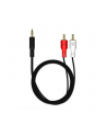 Kabel Audio/Video MediaRange MRCS164 2x RCA Plug/Jack plug 3.5mm, 2,5m, czarny - nr 3