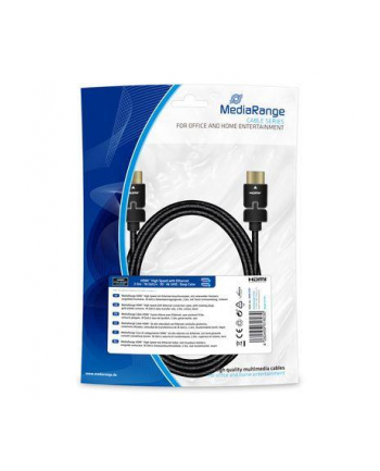 Kabel HDMI MediaRange MRCS197 HDMI/HDMI with Ethernet , 2.0m, czarny