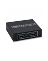 Rozdzielacz aktywny Qoltec Splitter HDMI 1x2 v.2.0 - nr 1