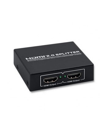 Rozdzielacz aktywny Qoltec Splitter HDMI 1x2 v.2.0