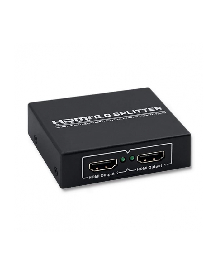 Rozdzielacz aktywny Qoltec Splitter HDMI 1x2 v.2.0 główny