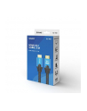 Kabel HDMI v2.1 Savio CL-143 3m, 8K, OFC, niebiesko-czarny, złote końcówki - nr 5