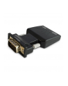Konwerter VGA do HDMI, Audio, Full HD SAVIO CL-145 VGA (M) + minijack (F) - HDMI FULL HD/1080p 60Hz - nr 1