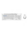 Zestaw bezprzewodowy klawiatura + mysz Rapoo Multi-Mode 8200M UI, biały - nr 1