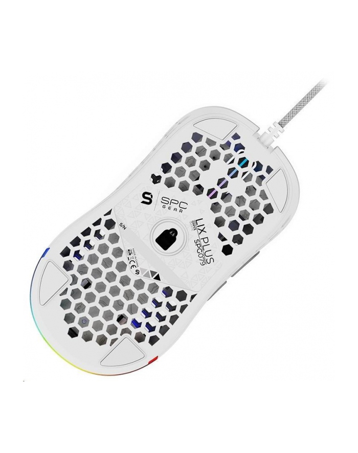 Mysz przewodowa SPC Gear LIX Plus optyczna biała główny