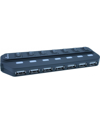 Hub USB MediaRange MRCS504 7xUSB 2.0 Black