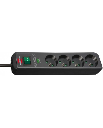 Listwa przepięciowa Brennenstuhl ''Eco-Line'' 4 gn 1,5m, czarna 13500A