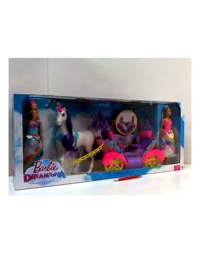 mattel Barbie Dreamtopia 2 lalki i karoca GNH04 /4 główny