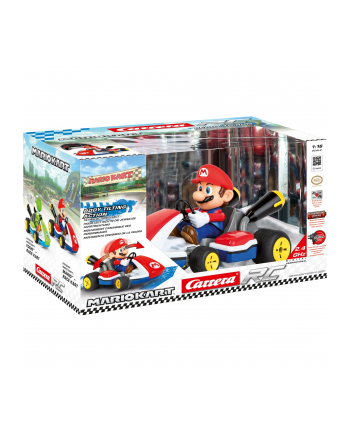 carrera toys Pojazd na radio Wyścigówka Mario Kart RACE KART z dźwiękiem 162107 Carrera nr 1