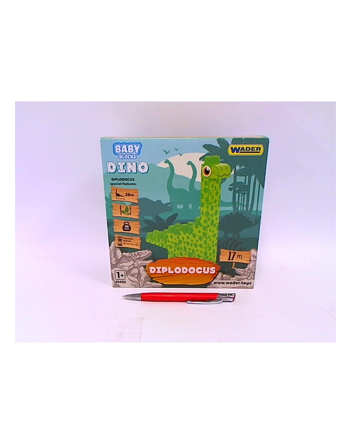 WADER Klocki Baby Blocks Dino 41492 główny