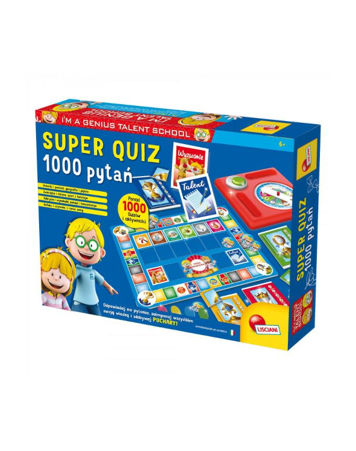 lisciani giochi I'm Genius Super quiz 1000 pytań 56477 główny