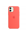 apple Silikonowe etui z MagSafe do iPhonea 12 mini Różowe - nr 2