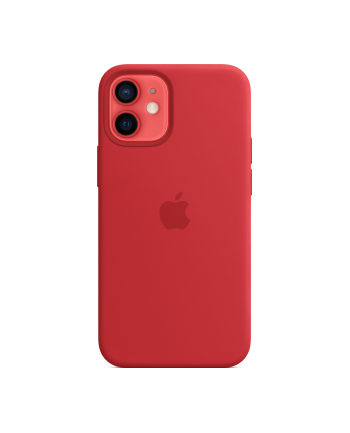 apple Silikonowe etui z MagSafe do iPhonea 12 mini Czerwone