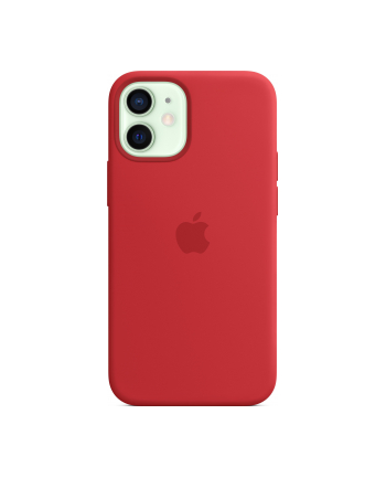apple Silikonowe etui z MagSafe do iPhonea 12 mini Czerwone