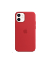 apple Silikonowe etui z MagSafe do iPhonea 12 mini Czerwone - nr 1