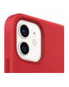 apple Silikonowe etui z MagSafe do iPhonea 12 i 12 Pro Czerwone - nr 16