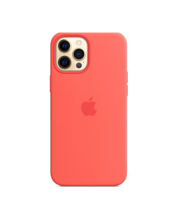 apple Silikonowe etui z MagSafe do iPhonea 12 Pro Max Różowe