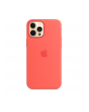 apple Silikonowe etui z MagSafe do iPhonea 12 Pro Max Różowe - nr 2