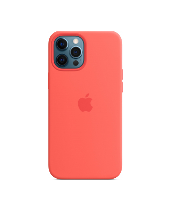 apple Silikonowe etui z MagSafe do iPhonea 12 Pro Max Różowe