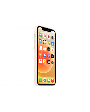 apple Silikonowe etui z MagSafe do iPhonea 12 i 12 Pro Białe