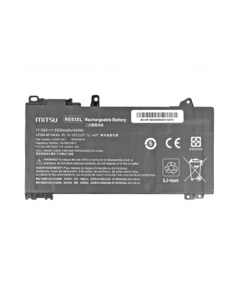 mitsu Bateria HP 430 G6, 450 G6 3500 mAh (40 Wh) 11.55 Volt