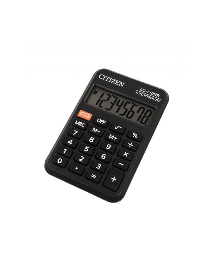 pbs connect Kalkulator kieszonkowy CITIZEN LC110NR, 8cyfr, 88x58x11mm, czarny główny