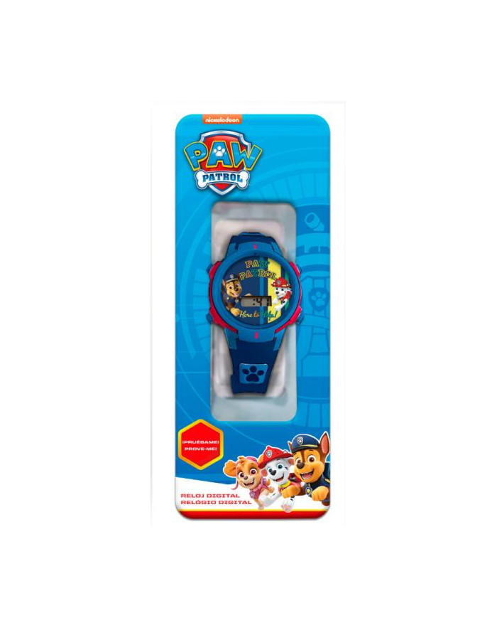 Zegarek cyfrowy ze światełkami LED Psi Patrol PW16680 Kids Euroswan główny