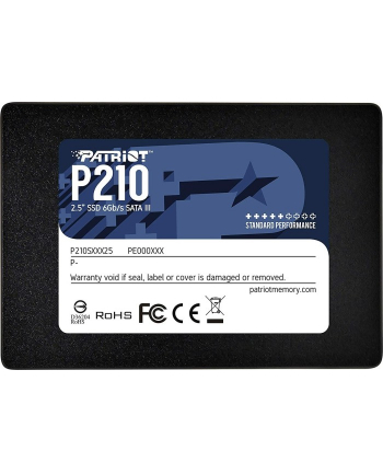 patriot Dysk SSD 2TB P210 520/430 MB /s SATA III 2.5