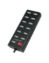 logilink Hub USB2.0 13-portów z wyłącznikiem Czarny - nr 10