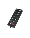 logilink Hub USB2.0 13-portów z wyłącznikiem Czarny - nr 21