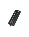 logilink Hub USB2.0 13-portów z wyłącznikiem Czarny - nr 6
