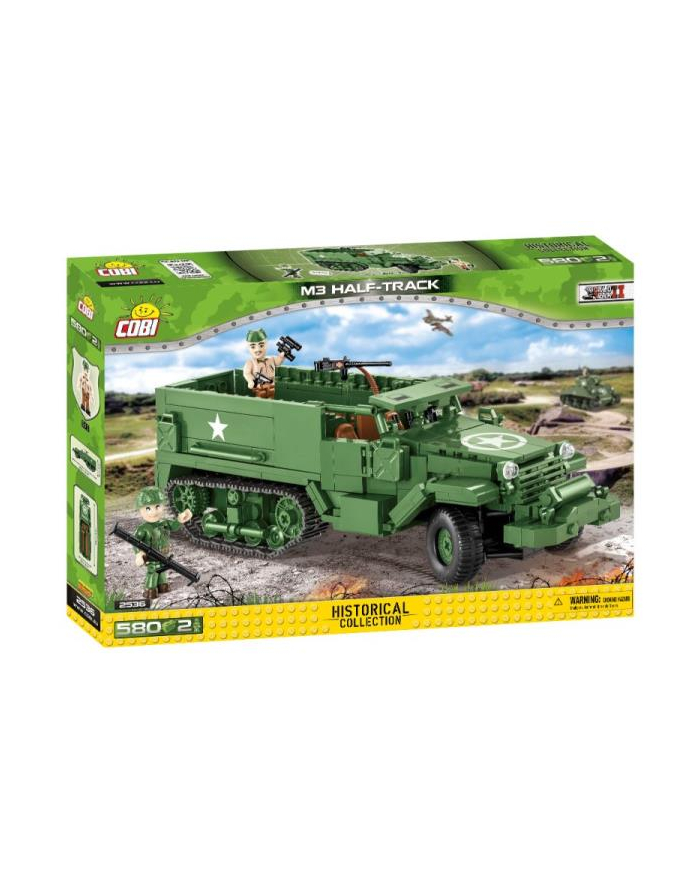 COBI 2536 Historical Collection WWII M3 HALF-TRACK 580 klocków główny