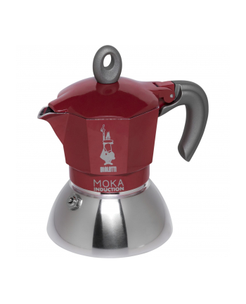Bialetti kawiarka New Moka Induction 2tz czerwona